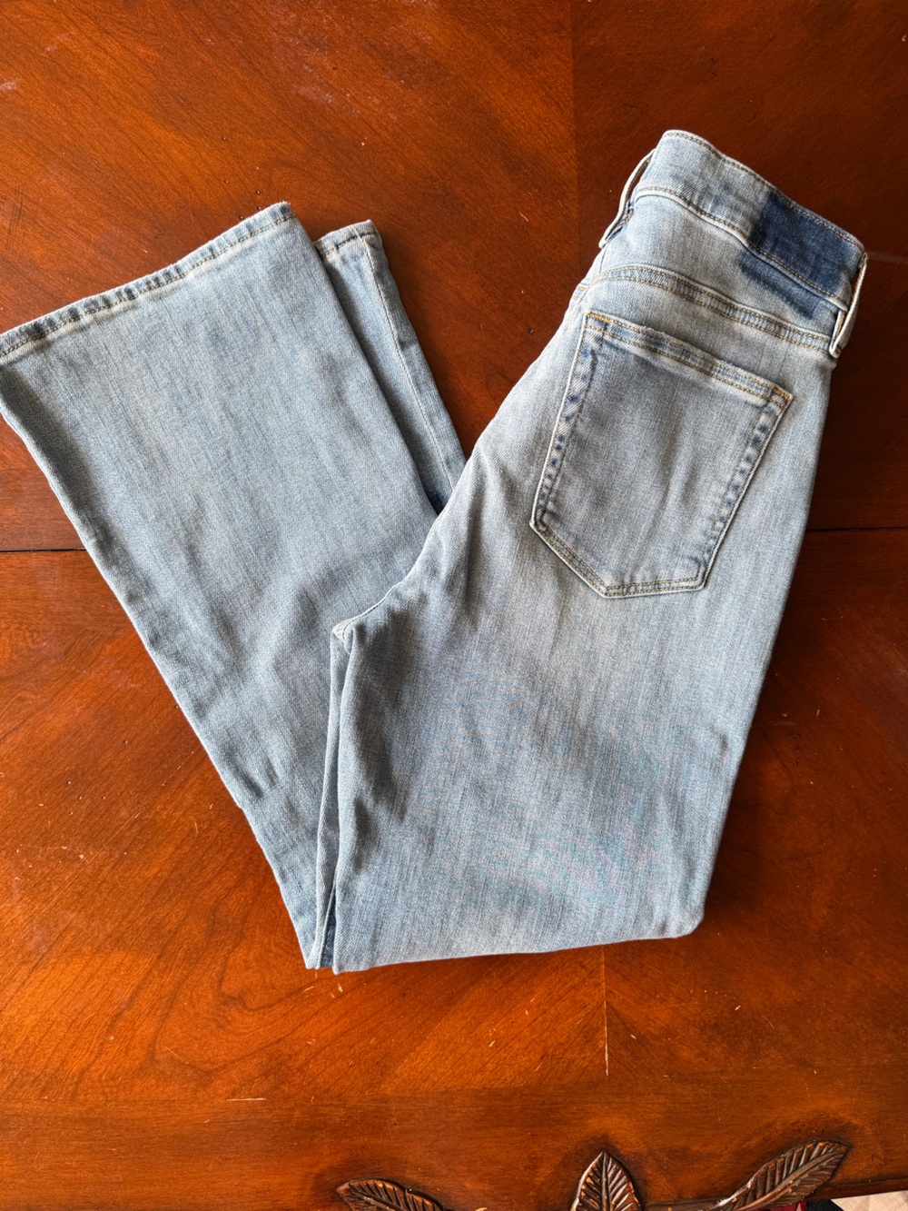 LOFT Light Blue Women's Straight Jeans